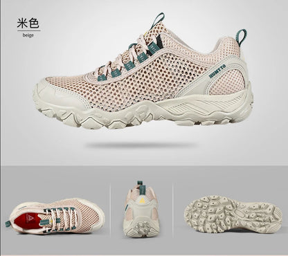 HUMTTO Scarpe da trekking da uomo traspiranti per sport all'aria aperta, scarpe da arrampicata, scarpe da caccia da donna, scarpe da trekking, sneakers, stivaletti, scarpe tattiche