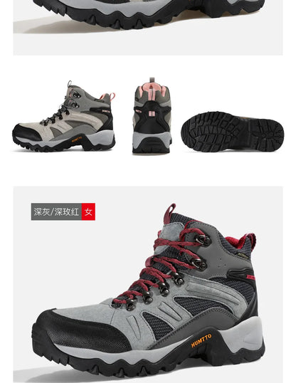 HUMTTO Hiking Shoes Men Winter Outdoor Sports Climbing Shoes hunting shoes Warm women Trekking  Sneakers ankle boots  Tactical