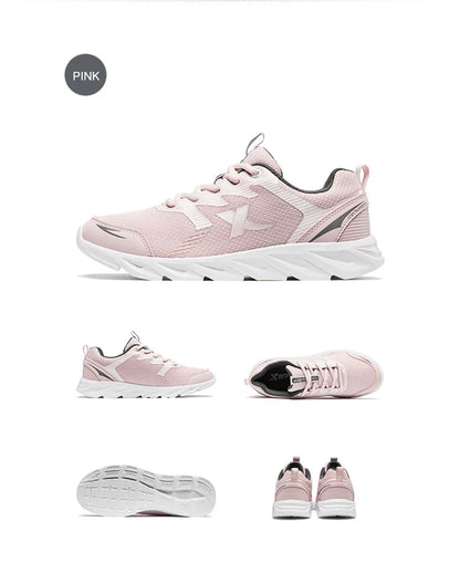 Xtep Women's Running Shoes New Fashion Lightweight Sneakers for Women Breathable Cushioning Sports Shoes Female 879318110073
