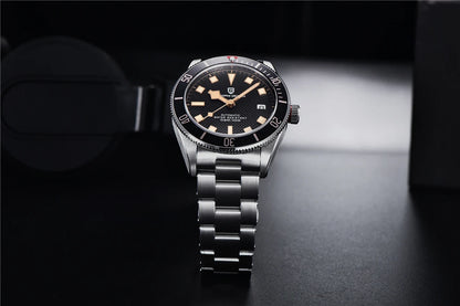 PAGANI DESIGN BB58 Steel Men's Mechanical Wrist Watches Luxury Automatic Watch For Men AR Sapphire Mirror Sport Waterproof Watch