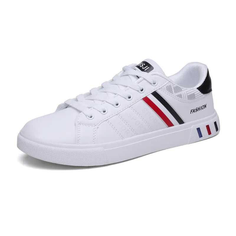 Casual herensneakers, skateboardschoenen, PU-platte schoenen, schoenen voor studenten, outdoorsneakers, straatschoenen, wandelschoenen met veters, grote maten 48