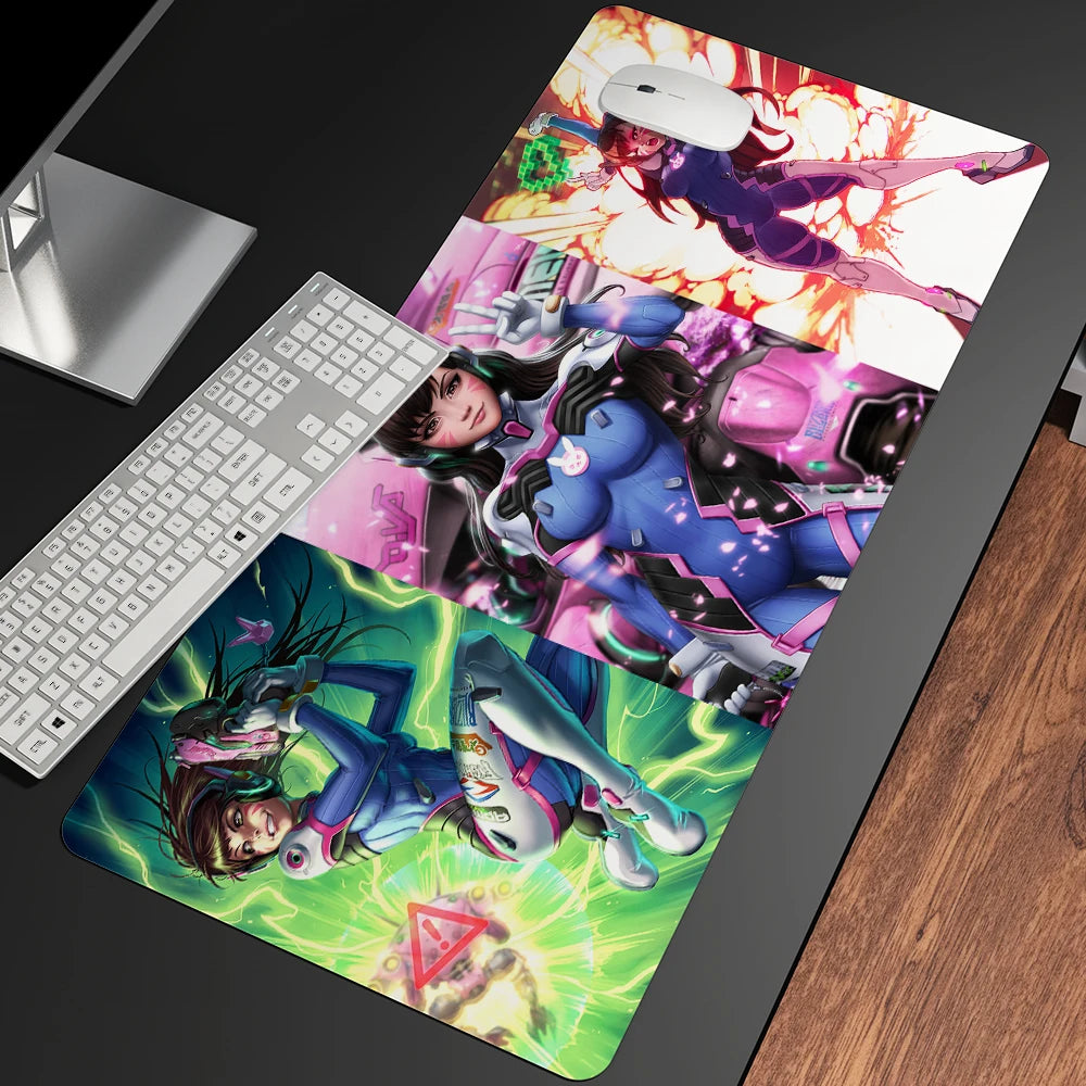 XXL Gaming Anime Mouse Pad Large Mouse Mat Girl Keyboard Computer PC Edge Desk Mat For Overwatch/CS:GO Gamer Mousepad