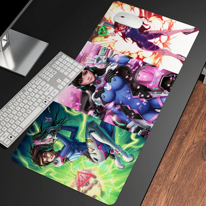 XXL Gaming Anime Mouse Pad Large Mouse Mat Girl Keyboard Computer PC Edge Desk Mat For Overwatch/CS:GO Gamer Mousepad