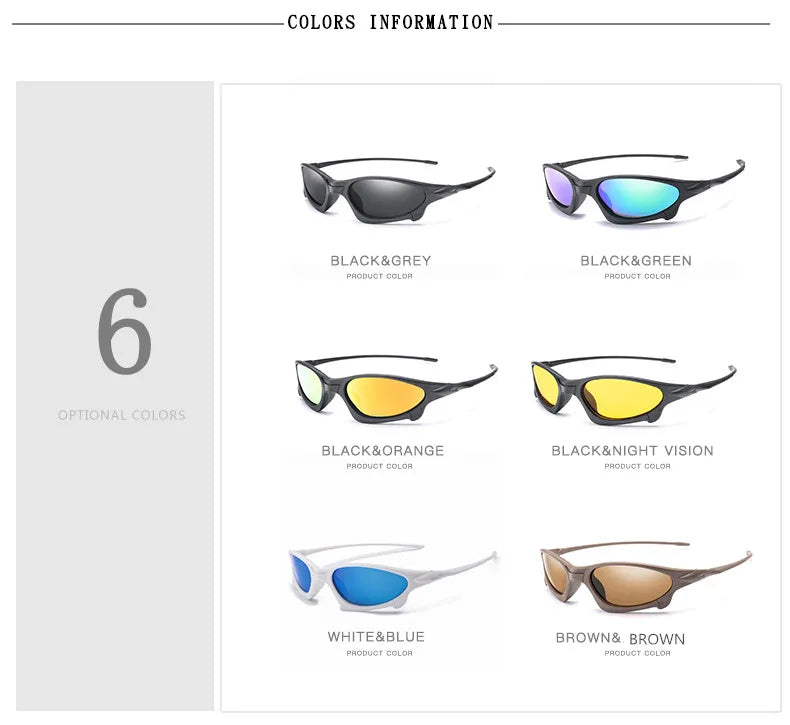 DOHOHDO Brand Design Polarized Sunglasses Men's Driving Sun Glasses Small Size Unique Frame Outdoor Sports Goggles Eyewear UV400