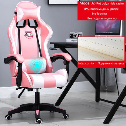 Joylive WCG High-quality Leather Computer Gaming Chair Cafe Racing Chair for Office and Game Room