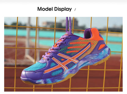 2022 new women's sneakers, men's badminton shoes, light black breathable female outdoor sports training shoes, women's athletics sports green