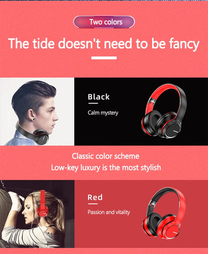 Auscultadores sem fios Bluetooth Over-Ear Lenovo HD200 – Headset gaming estéreo HiFi com cancelamento de ruído e microfone