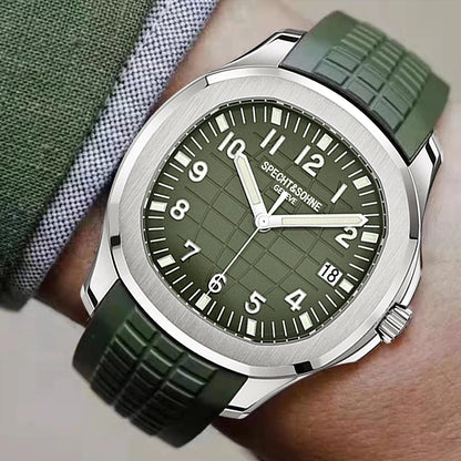 Specht & Söhne Brand Automatic Mechanical Watches Sports Wristwatches Green Sapphire Luminous 50M Waterproof Men's Watch