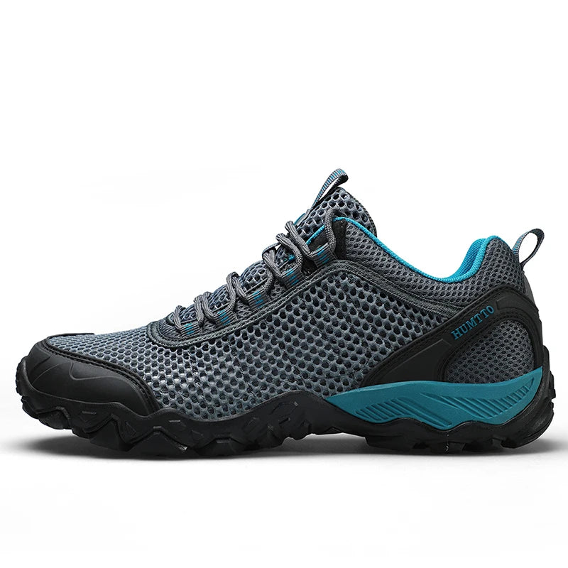 HUMTTO Scarpe da trekking da uomo traspiranti per sport all'aria aperta, scarpe da arrampicata, scarpe da caccia da donna, scarpe da trekking, sneakers, stivaletti, scarpe tattiche