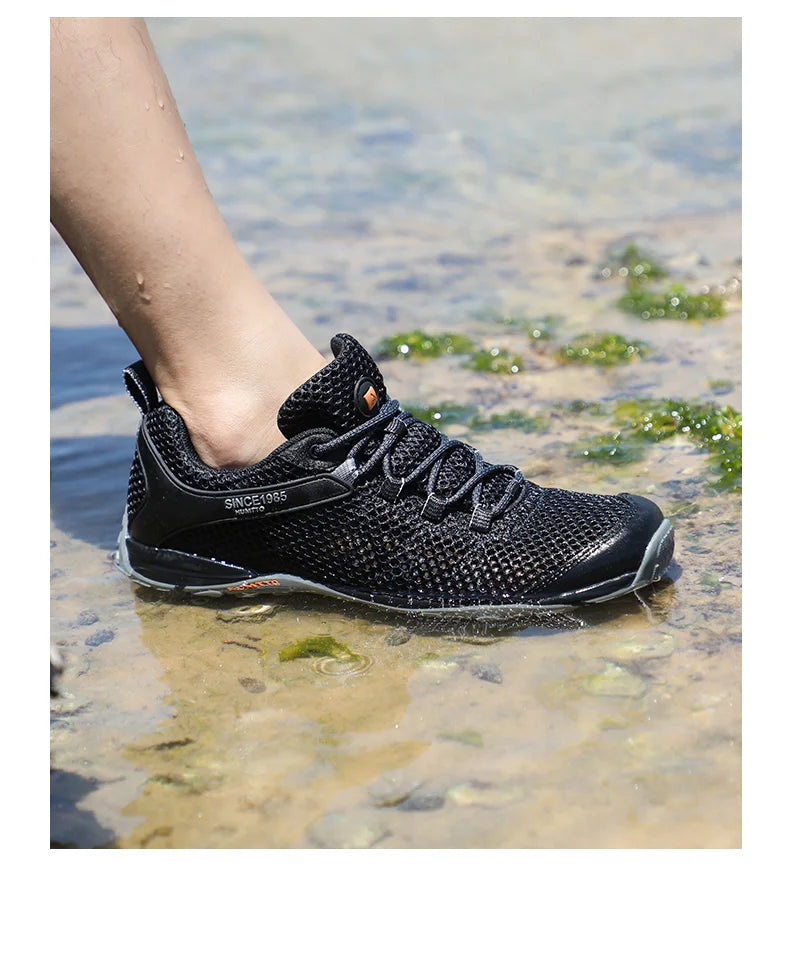 HUMTTO Scarpe da trekking estive da uomo, scarpe sportive da trekking all'aperto traspiranti, scarpe da acqua da uomo, scarpe da arrampicata e da passeggio
