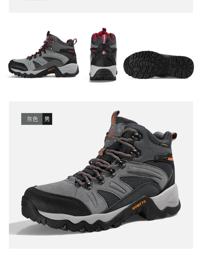 HUMTTO Hiking Shoes Men Winter Outdoor Sports Climbing Shoes hunting shoes Warm women Trekking  Sneakers ankle boots  Tactical