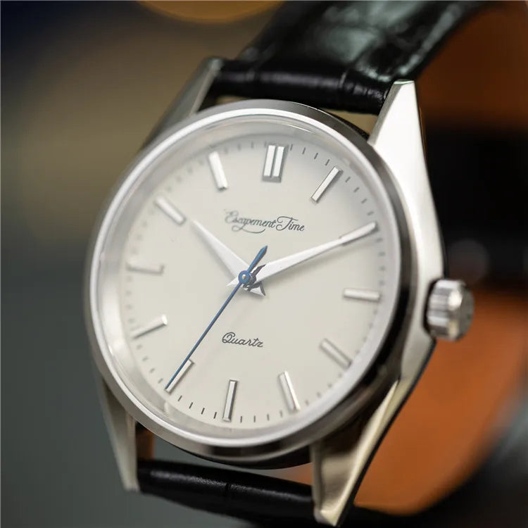 Escapement Time Quartz Watch 40mm Case VH31 Heat Treatment Hand