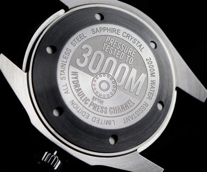 Cronos Automatic Diving Watch Stainless Steel 2000 Meters Water Resistance Professional Diver PT5000 SW200 Miyota9015 90S5 L6027M