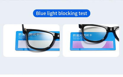 Women Photochromic Glasses Blue Light Blocking Lenses Men Prescription Reading Myopia Eyewear Anti Fatigue PC Eyeglasses Frame