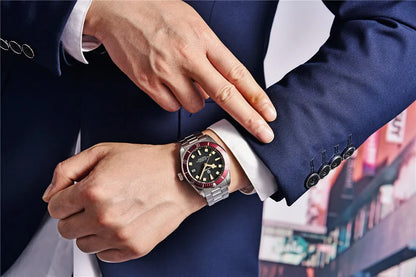 PAGANI DESIGN BB58 Steel Men's Mechanical Wrist Watches Luxury Automatic Watch For Men AR Sapphire Mirror Sport Waterproof Watch