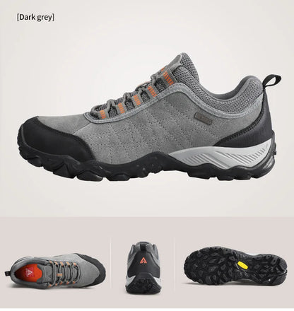 HUMTTO Outdoor Hiking Trekking Mountain Sports Shoes for Men, Camping, Hunting, Walking, Breathable Cushioned Non-Slip Sneakers