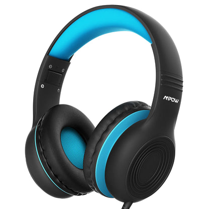 Écouteurs filaires Ow CH6S avec microphone pour enfants, matériau de qualité alimentaire, écouteurs supra-auriculaires pour enfants, IPad Kindle Morning, Max 85dB