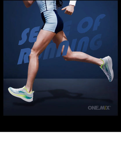 Onemix nove moške maratonske tekaške copate za ženske, zračne, lahke superge, športni copati z vezalkami, udobni, lahki in mehki