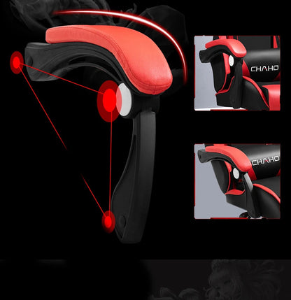 Joylive WCG High-quality Leather Computer Gaming Chair Cafe Racing Chair for Office and Game Room