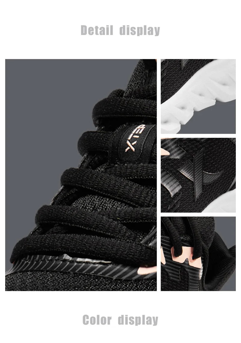Xtep Women's Running Shoes New Fashion Lightweight Sneakers for Women Breathable Cushioning Sports Shoes Female 879318110073