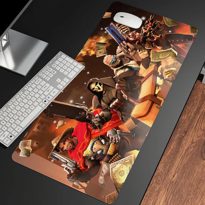 XXL Gaming Anime Mouse Pad Large Mouse Mat Girl Keyboard Computer PC Edge Desk Mat For Overwatch/CS:GO Gamer Mousepad