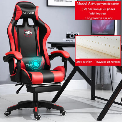 Joylive WCG High-quality Leather Computer Gaming Chair Cafe Racing Chair for Office and Game Room