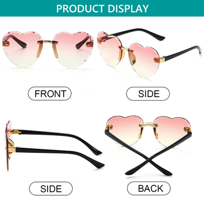 Ocean Lenses Eyewear Party/Photography Kids Sunglasses Heart-shaped Sun Glasses UV 400 Protection Children Sunglasses