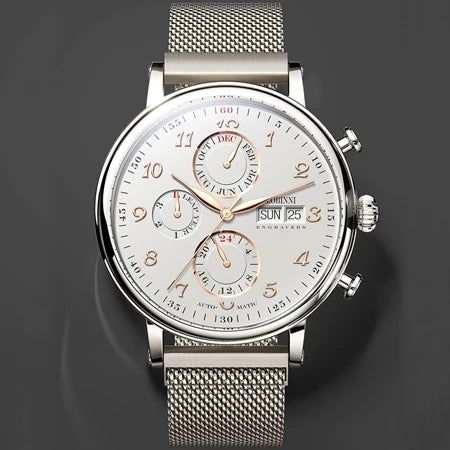 Luxury Brand Switzerland LOBINNI Perpetual Calendar Automatic Mechanical Men's Watches Sapphire Multi-function Clock L13019-8