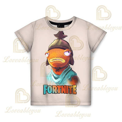Cartoon Fortnite New Summer Children T Shirt 3D Printed Boys Girls Streetwear Adults Kids Clothes Funny Tee O-Neck Tops