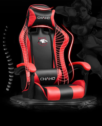Joylive WCG High-quality Leather Computer Gaming Chair Cafe Racing Chair for Office and Game Room
