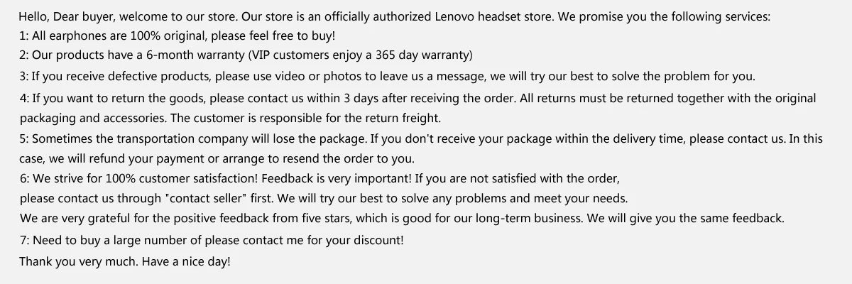 Auscultadores sem fios Bluetooth Over-Ear Lenovo HD200 – Headset gaming estéreo HiFi com cancelamento de ruído e microfone