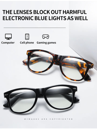 Women Photochromic Glasses Blue Light Blocking Lenses Men Prescription Reading Myopia Eyewear Anti Fatigue PC Eyeglasses Frame