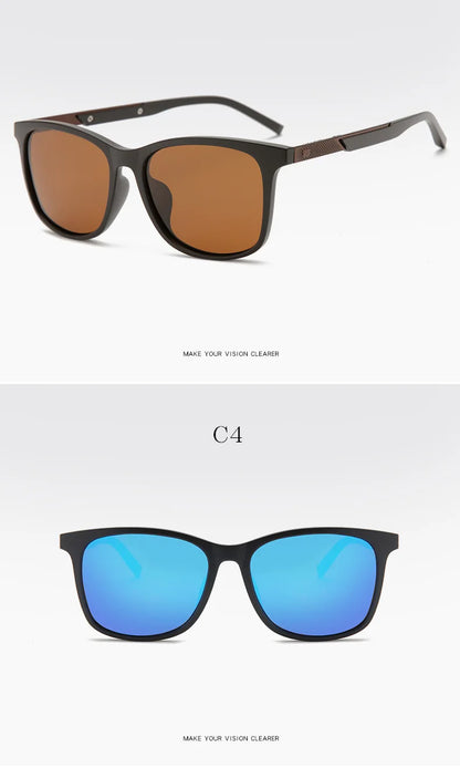 Anti-glare Short-sight Lens Square Polarized Men Sunglasses TR90 Driver Diopter Sun Glasses For Women 0 -0.5 -0.75 To -6.0
