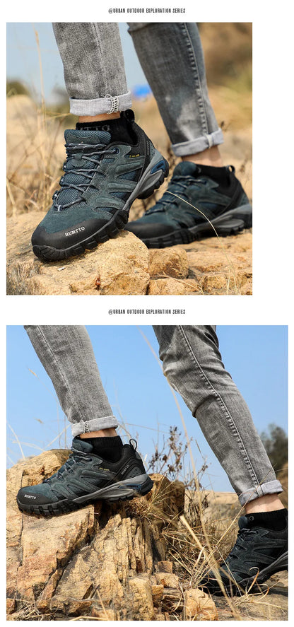 HUMTTO Hiking Shoes Men Winter Outdoor Sports Climbing Shoes hunting shoes Warm women Trekking  Sneakers ankle boots  Tactical