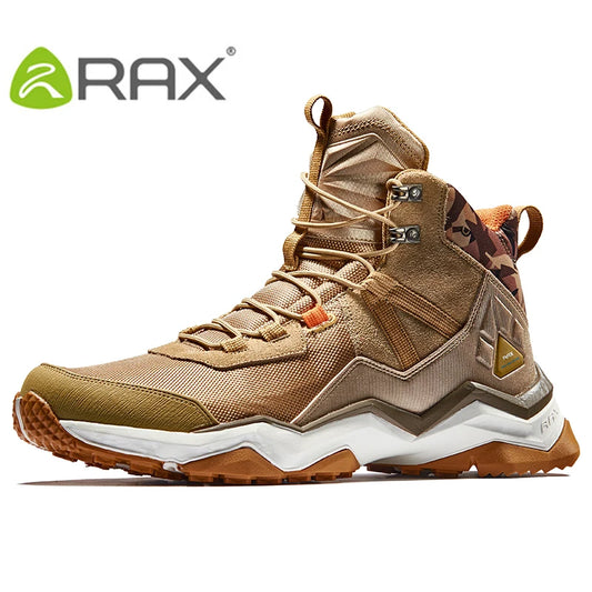 RAX Winter Hiking Boots Men Waterproof Breathable Outdoor Sports Sneakers Trekking Boots Mountain Trekking Shoes Big Size