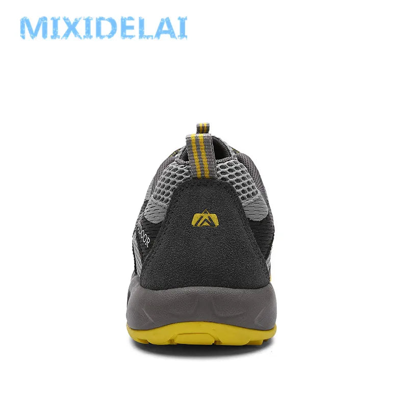 MIXIDELAI Nuove sneakers estive da uomo, scarpe alla moda per la primavera e per l’outdoor, scarpe casual da uomo, scarpe comode in rete da uomo, taglie 39-46