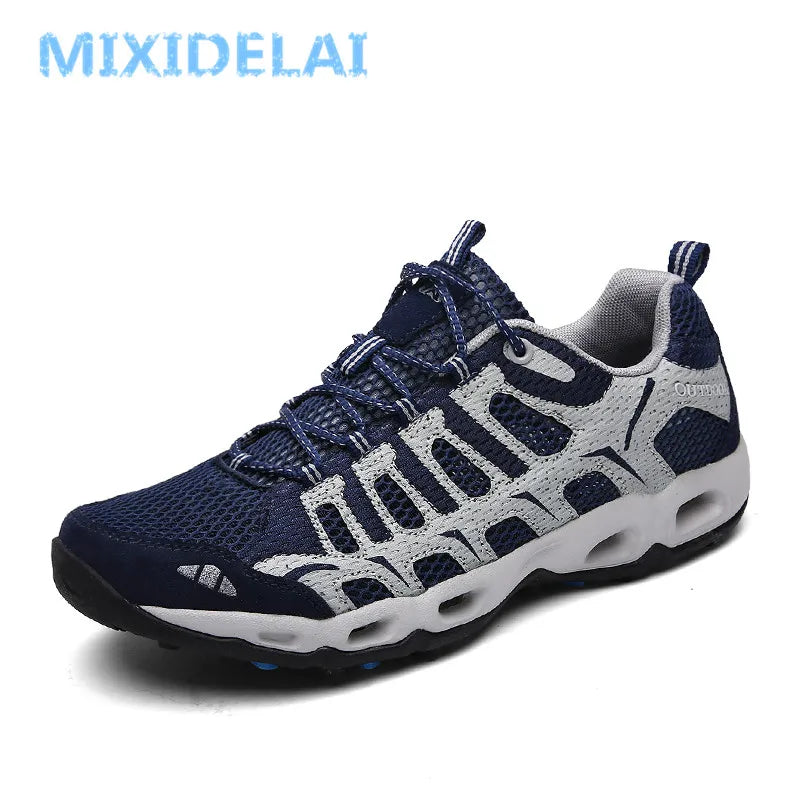 MIXIDELAI Nuove sneakers estive da uomo, scarpe alla moda per la primavera e per l’outdoor, scarpe casual da uomo, scarpe comode in rete da uomo, taglie 39-46