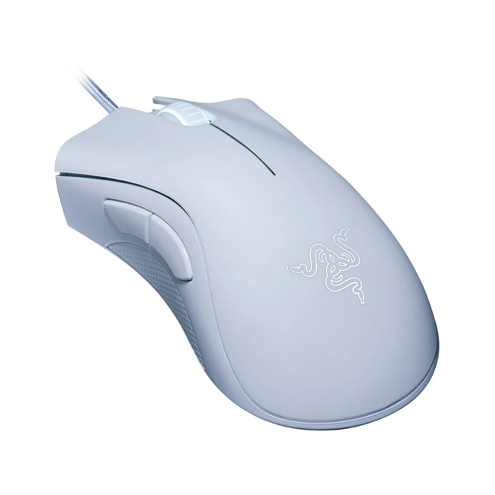 Ratón gaming con cable Razer DeathAdder Essential original, sensor óptico de 6400DPI, 5 botones independientes, para portátil y PC gamer