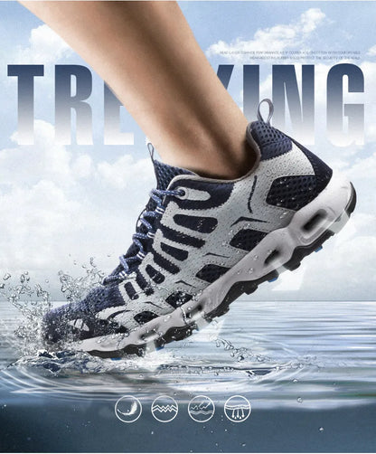 MIXIDELAI Nuove sneakers estive da uomo, scarpe alla moda per la primavera e per l’outdoor, scarpe casual da uomo, scarpe comode in rete da uomo, taglie 39-46