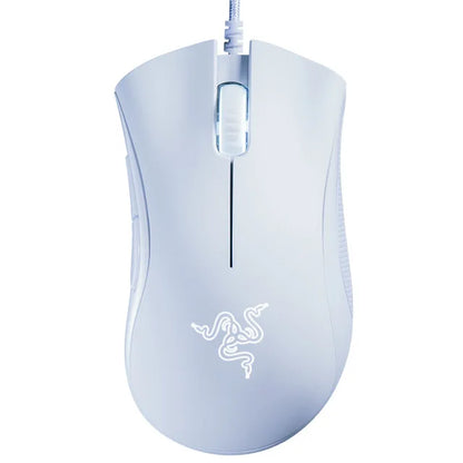 Ratón gaming con cable Razer DeathAdder Essential original, sensor óptico de 6400DPI, 5 botones independientes, para portátil y PC gamer
