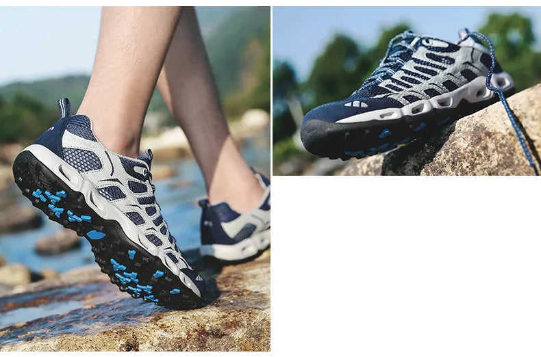 MIXIDELAI Nuove sneakers estive da uomo, scarpe alla moda per la primavera e per l’outdoor, scarpe casual da uomo, scarpe comode in rete da uomo, taglie 39-46