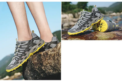 MIXIDELAI Nuove sneakers estive da uomo, scarpe alla moda per la primavera e per l’outdoor, scarpe casual da uomo, scarpe comode in rete da uomo, taglie 39-46