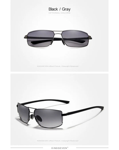 KINGSEVEN Brand Design Sunglasses Men Driving Square Frame Sun Glasses Male Classic Unisex Goggles Eyewear Gafas