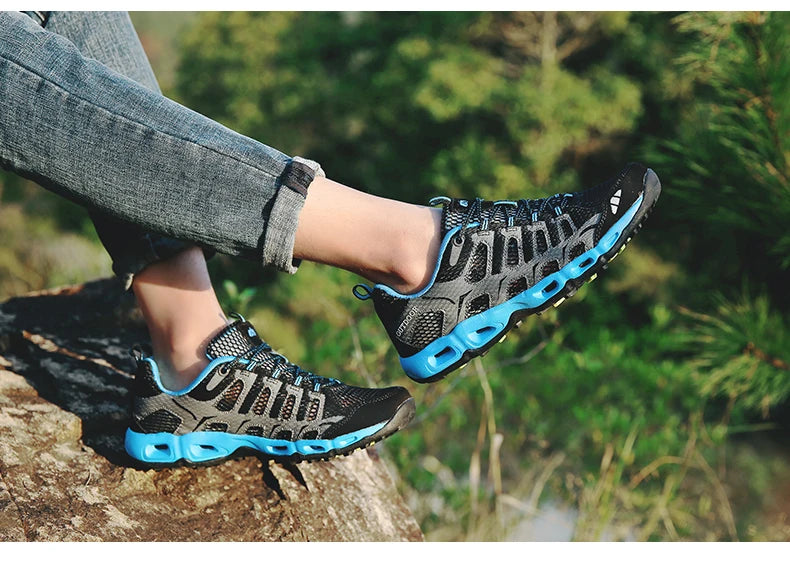 MIXIDELAI Nuove sneakers estive da uomo, scarpe alla moda per la primavera e per l’outdoor, scarpe casual da uomo, scarpe comode in rete da uomo, taglie 39-46