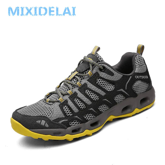 MIXIDELAI New Summer Men Sneakers Fashion Spring Outdoor Shoes Men Casual Men's Shoes Comfortable Mesh Shoes For Men Size 39-46