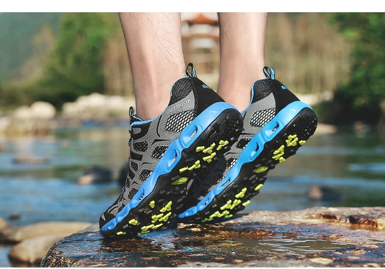 MIXIDELAI Nuove sneakers estive da uomo, scarpe alla moda per la primavera e per l’outdoor, scarpe casual da uomo, scarpe comode in rete da uomo, taglie 39-46