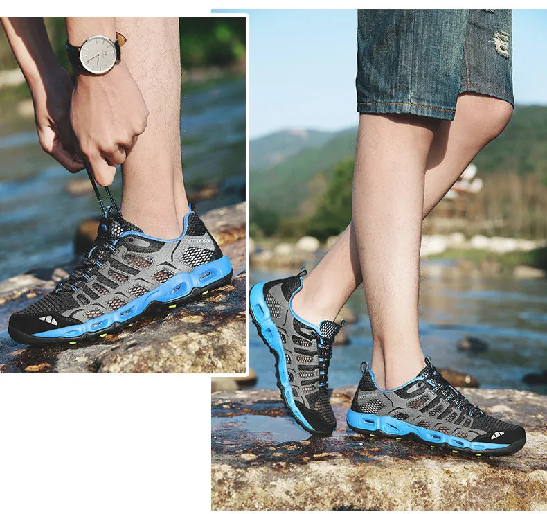MIXIDELAI Nuove sneakers estive da uomo, scarpe alla moda per la primavera e per l’outdoor, scarpe casual da uomo, scarpe comode in rete da uomo, taglie 39-46