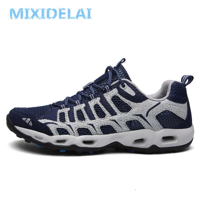 MIXIDELAI Nuove sneakers estive da uomo, scarpe alla moda per la primavera e per l’outdoor, scarpe casual da uomo, scarpe comode in rete da uomo, taglie 39-46