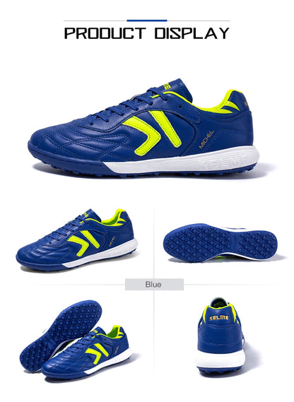 KELME nogometni čevlji TF nogometni čevlji iz telečje kože s špicami profesionalni futsal originalni nogometni trening čevlji ZX80011017