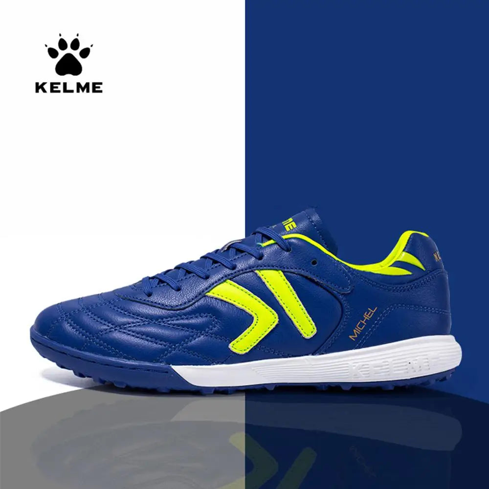 KELME nogometni čevlji TF nogometni čevlji iz telečje kože s špicami profesionalni futsal originalni nogometni trening čevlji ZX80011017